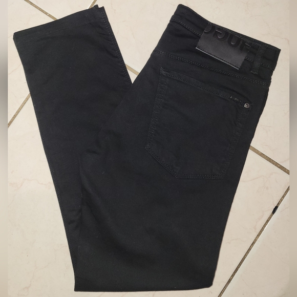 HUGO Men's Jet Black Skinny Jeans